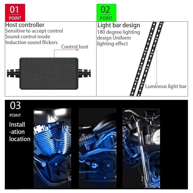 LED 오토바이 장식 주변 조명 스트립 방수 유연한 R - Car Led Strip 12V Waterproof 리뷰 및 가격